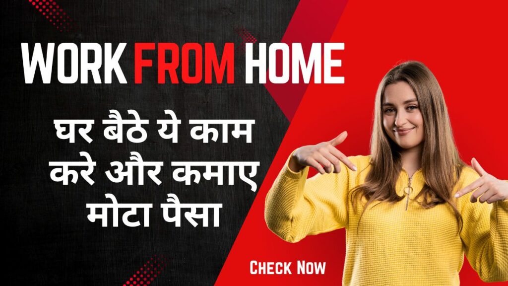 Work From Home: घर बैठे ये काम करे और कमाए मोटा पैसा । एक बार शुरू करके देखो